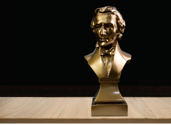 Tv Art And Craft - นักแต่งเพลงเปียโนนักดนตรี Chopin รูปปั้นหน้าอกรูปเรซิ่นหัตถกรรมตกแต่ง Art TV ตู้ประติมากรรมตกแต่งบ้าน