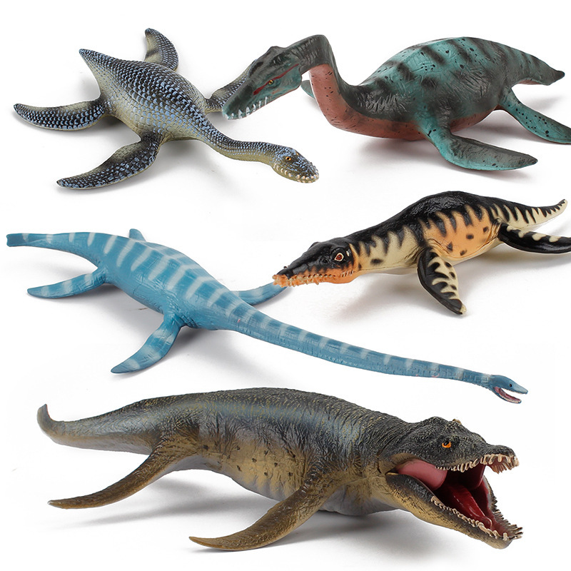Art Craft Dinosaur - โมเดลไดโนเสาร์เพลซิโอซอร์สมจริง สมัยจูราสสิก ของเล่นไดโนเสาร์โบราณ ของขวัญคริสต์มาส
