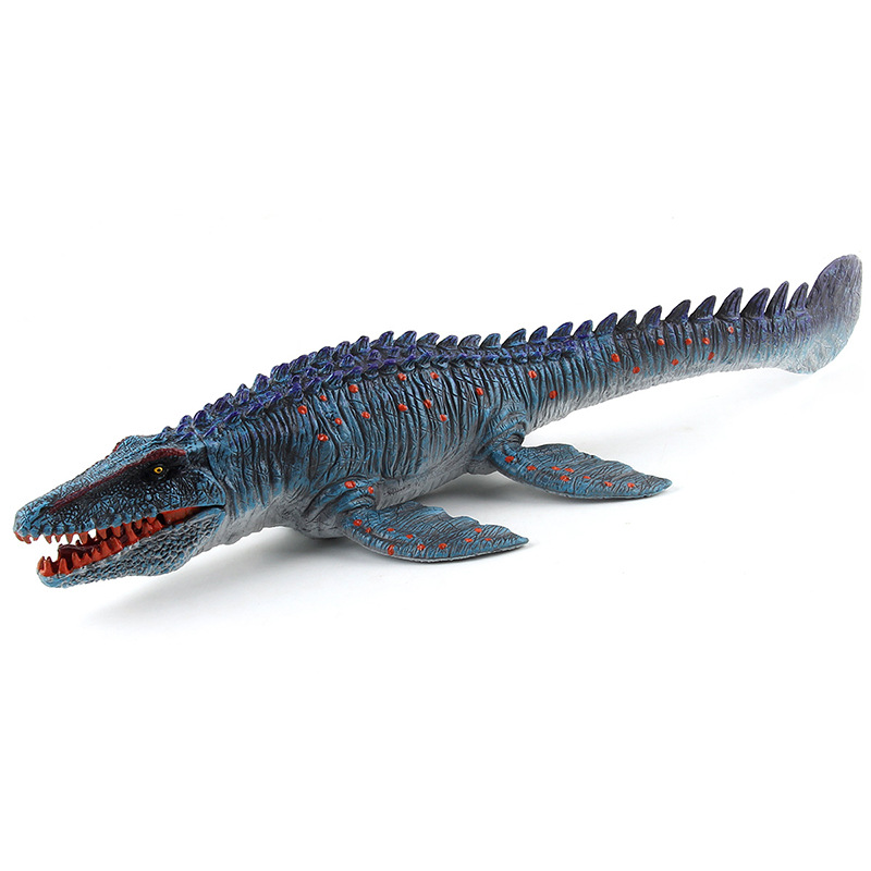 Art Craft Dinosaur - โมซาซอร์ราชาแห่งท้องทะเล33ซม. โมเดลสัตว์ตุ๊กตาขยับแขนขาได้ไดโนเสาร์มังกรของเล่นที่เคลื่อนไหวได้สำหรับเด็ก