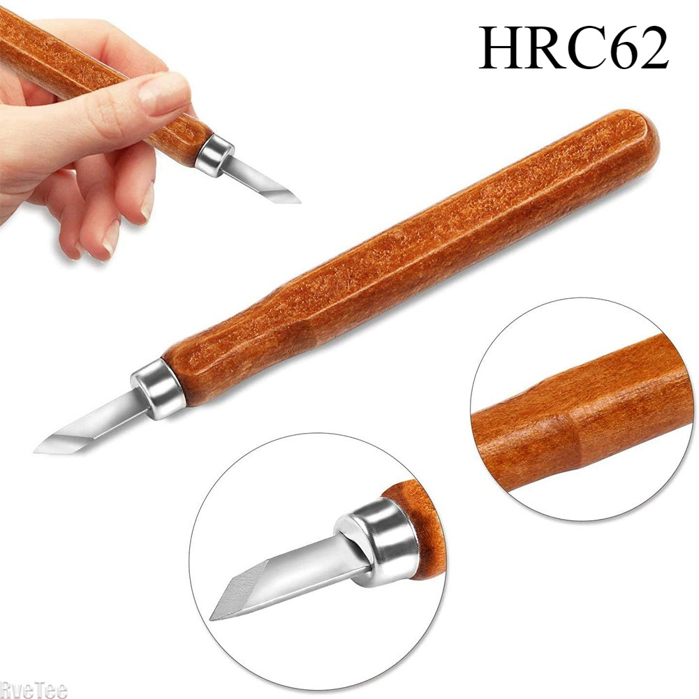 Craft Art Set - ชุดเครื่องมือแกะสลักไม้ SK2 12 ชิ้น พร้อมกระเป๋า หินลับคม