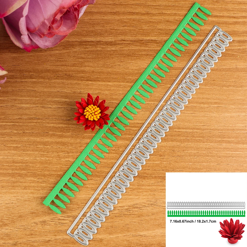 Quilling Paper Strips - 3D เกลียวดอกไม้ตัด Dies กลีบดอกไม้ Quilling แถบสําหรับ