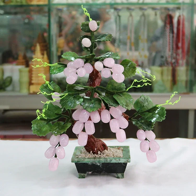 เครื่องประดับหินต้นไม้องุ่น Zh - Art Craft New Year บทวิจารณ์และราคา