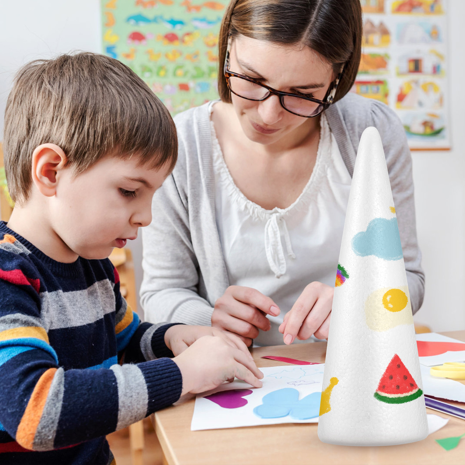 กรวยโฟมสำหรับงานฝีมือ 2 ชิ้น ข - Art Craft Tree บทวิจารณ์และราคา