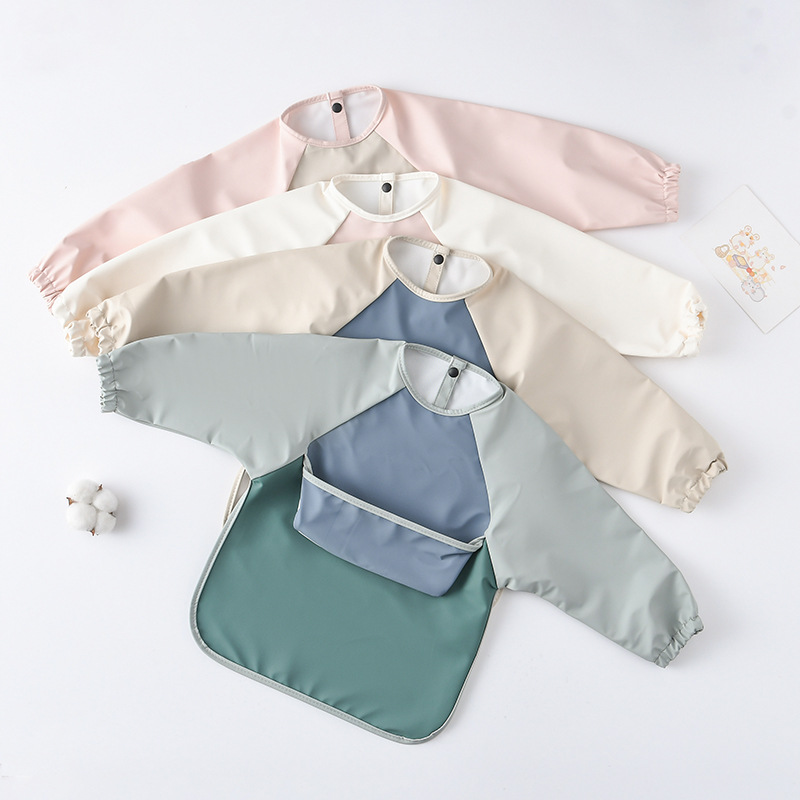 เด็กทารกแขนยาว PU Bibs เด็กศิล - Art Craft 6 Year Old บทวิจารณ์และราคา