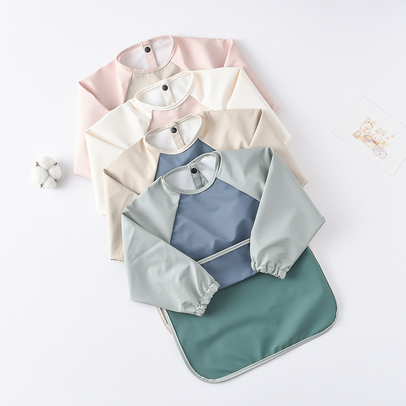 เด็กทารกแขนยาว PU Bibs เด็กศิล - Art Craft 6 Year Old บทวิจารณ์และราคา