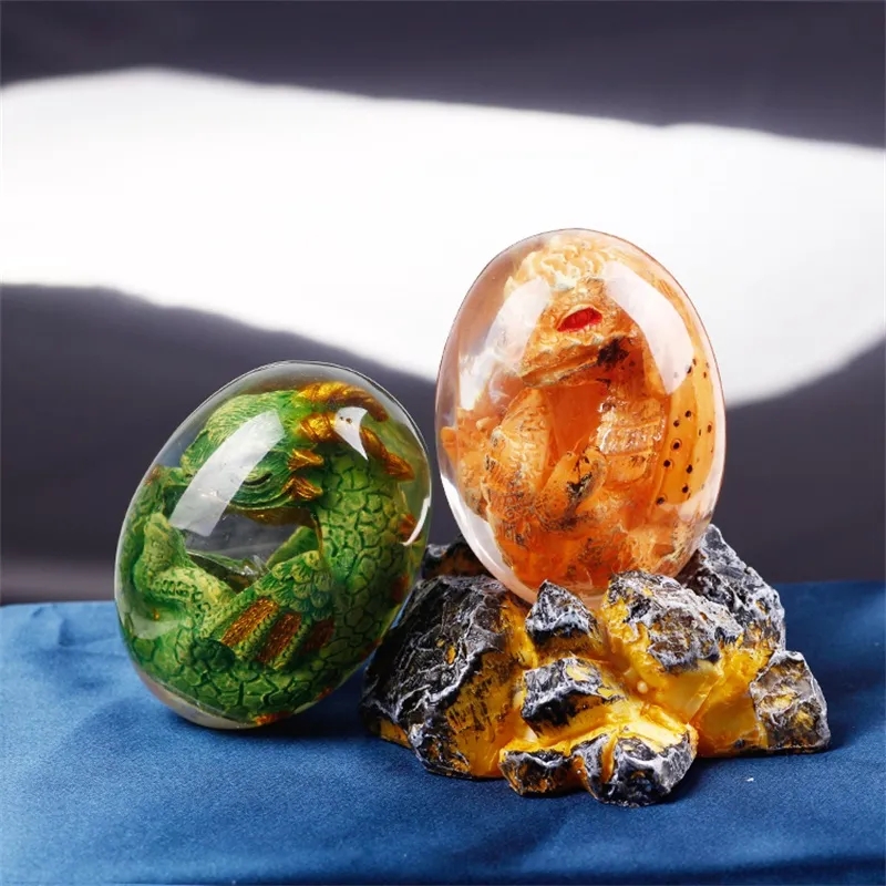 มังกรลาวารูปปั้นไข่ขาตั้งฐานได - Art Craft Dinosaur บทวิจารณ์และราคา