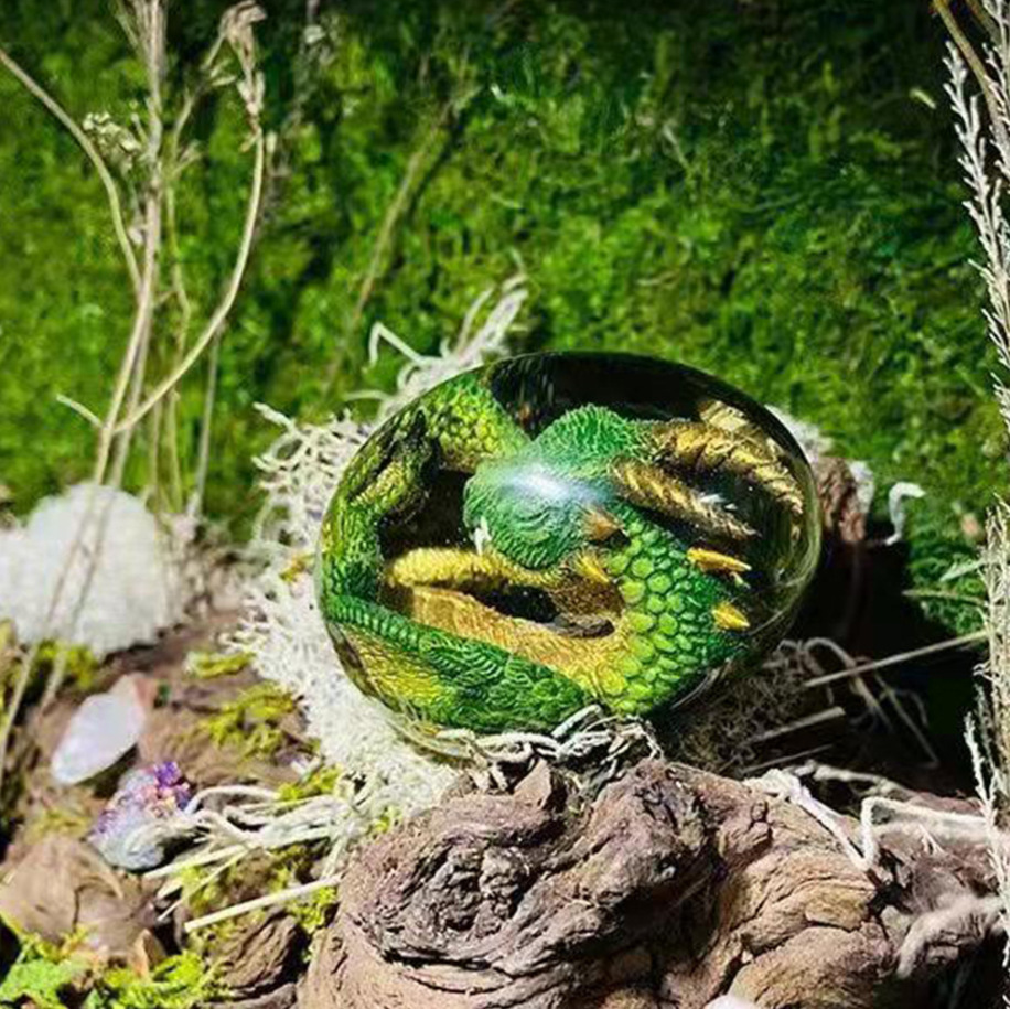 มังกรลาวารูปปั้นไข่ขาตั้งฐานได - Art Craft Dinosaur บทวิจารณ์และราคา