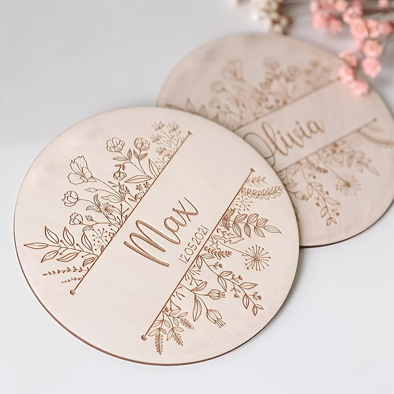 ป้ายชื่อสลักลายดอกไม้แบบส่วนตั - Art Craft Christmas บทวิจารณ์และราคา