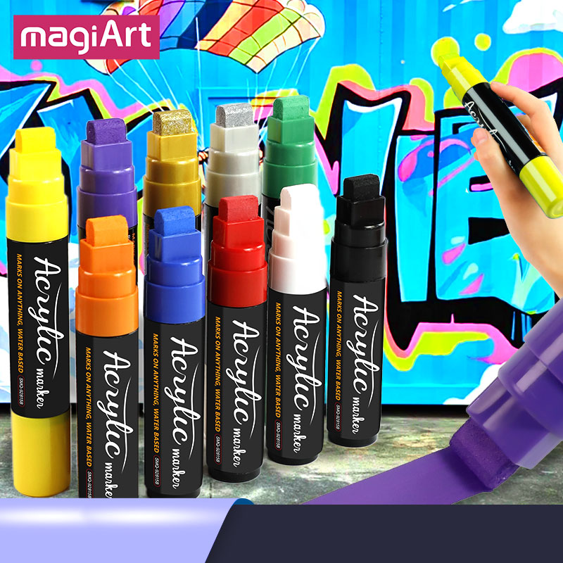 ปากกาเมจิกสีอะคริลิคขนาดใหญ่ 1 - Art Craft Jumbo บทวิจารณ์และราคา