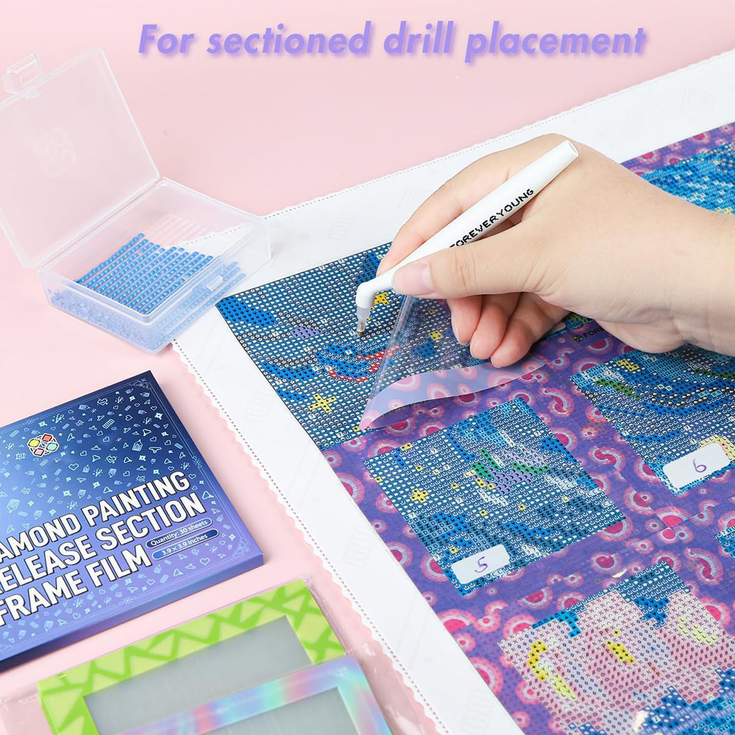 ชุดอุปกรณ์จัดตำแหน่งภาพวาดเพชร - Craft Art Set บทวิจารณ์และราคา