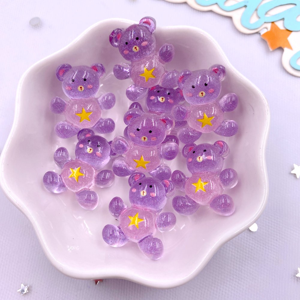 20 ชิ้นเรซิ่น Glitter Kawaii ส - Tv Art And Craft บทวิจารณ์และราคา