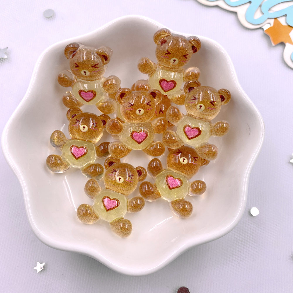 20 ชิ้นเรซิ่น Glitter Kawaii ส - Tv Art And Craft บทวิจารณ์และราคา