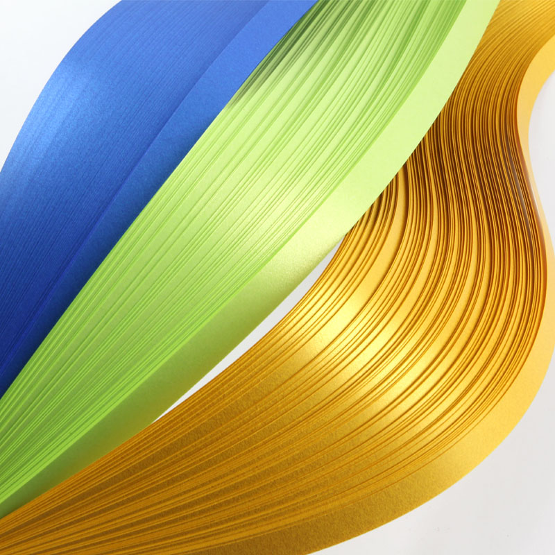Metallic Shimmer Pearlescent ก - Quilling Paper Strips บทวิจารณ์และราคา