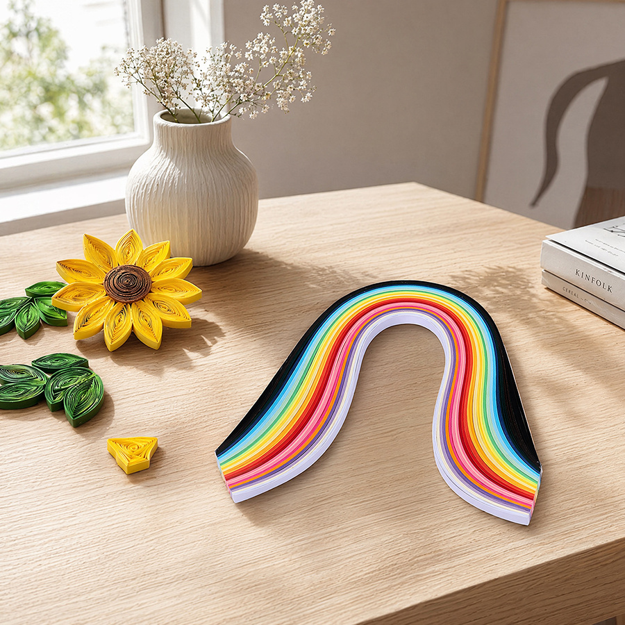 กระดาษควิลลิ่ง 36 สี 260 แผ่น  - Quilling Paper Strips บทวิจารณ์และราคา