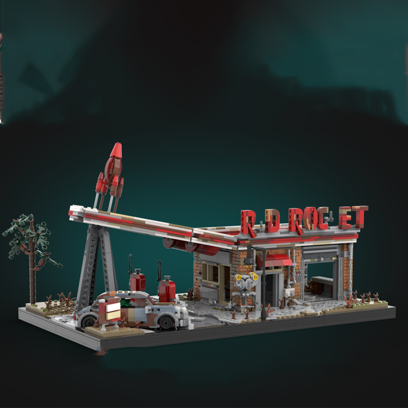 2168 ชิ้น MOC โมเดลจรวดแดง Fal - Art And Craft Rocket บทวิจารณ์และราคา
