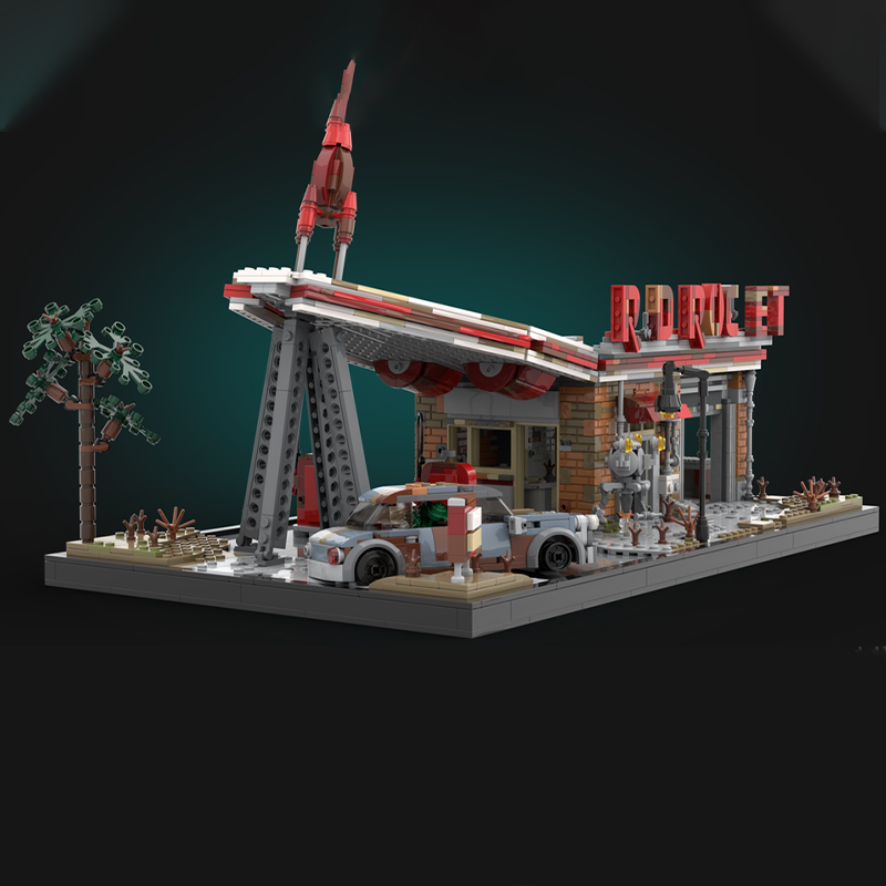 2168 ชิ้น MOC โมเดลจรวดแดง Fal - Art And Craft Rocket บทวิจารณ์และราคา