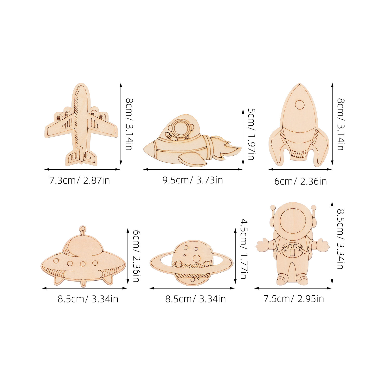 ชุดงานฝีมือไม้รูปนักบินอวกาศ จ - Art And Craft Rocket บทวิจารณ์และราคา