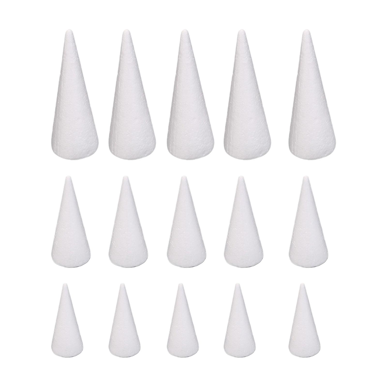กรวยโฟมงานฝีมือ 15 ชิ้น สีขาว  - Art Craft Tree บทวิจารณ์และราคา