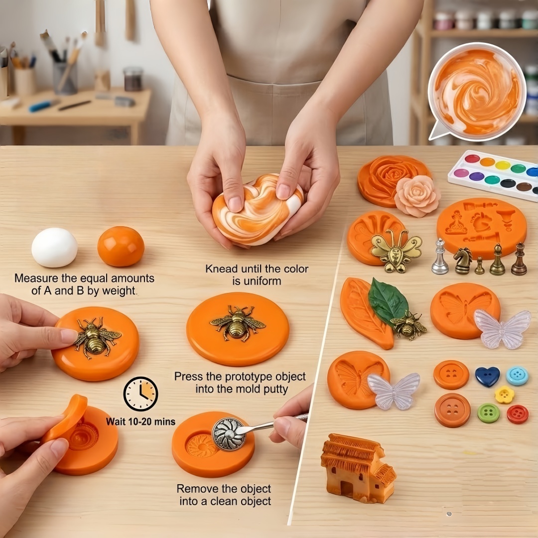 ชุดงานฝีมือซิลิโคนพัตตี้ DIY ย - Craft Art Set บทวิจารณ์และราคา