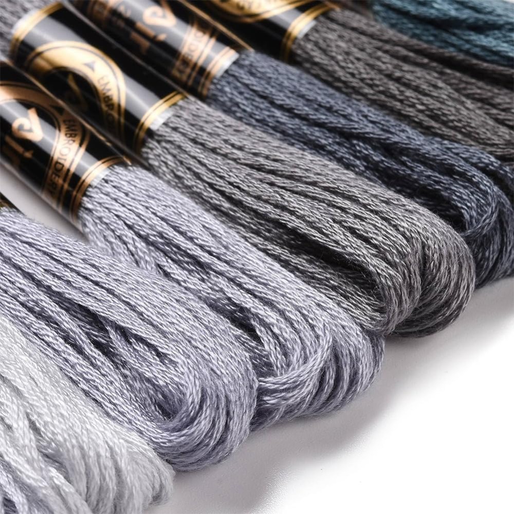 8 Skeins 70 หลาสีเทาสร้อยข้อมื - Artwork Craft บทวิจารณ์และราคา
