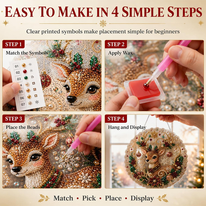 ชุดงานฝีมือ DIY ภาพวาดเพชรไข่ม - Craft Art Set บทวิจารณ์และราคา