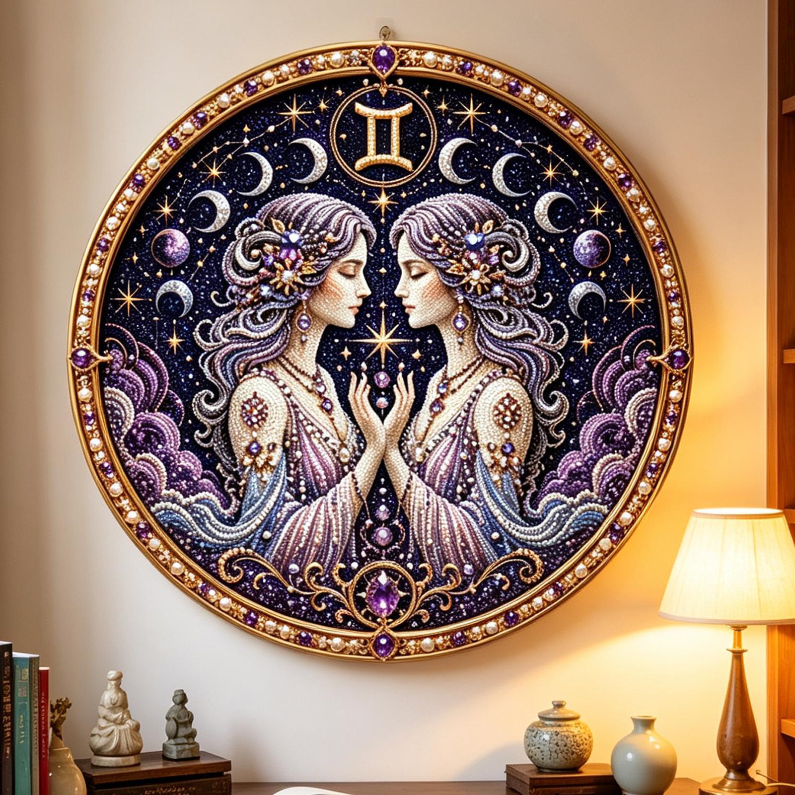 ชุดงานฝีมือประดับผนังลายกลุ่มด - Craft Art Set บทวิจารณ์และราคา