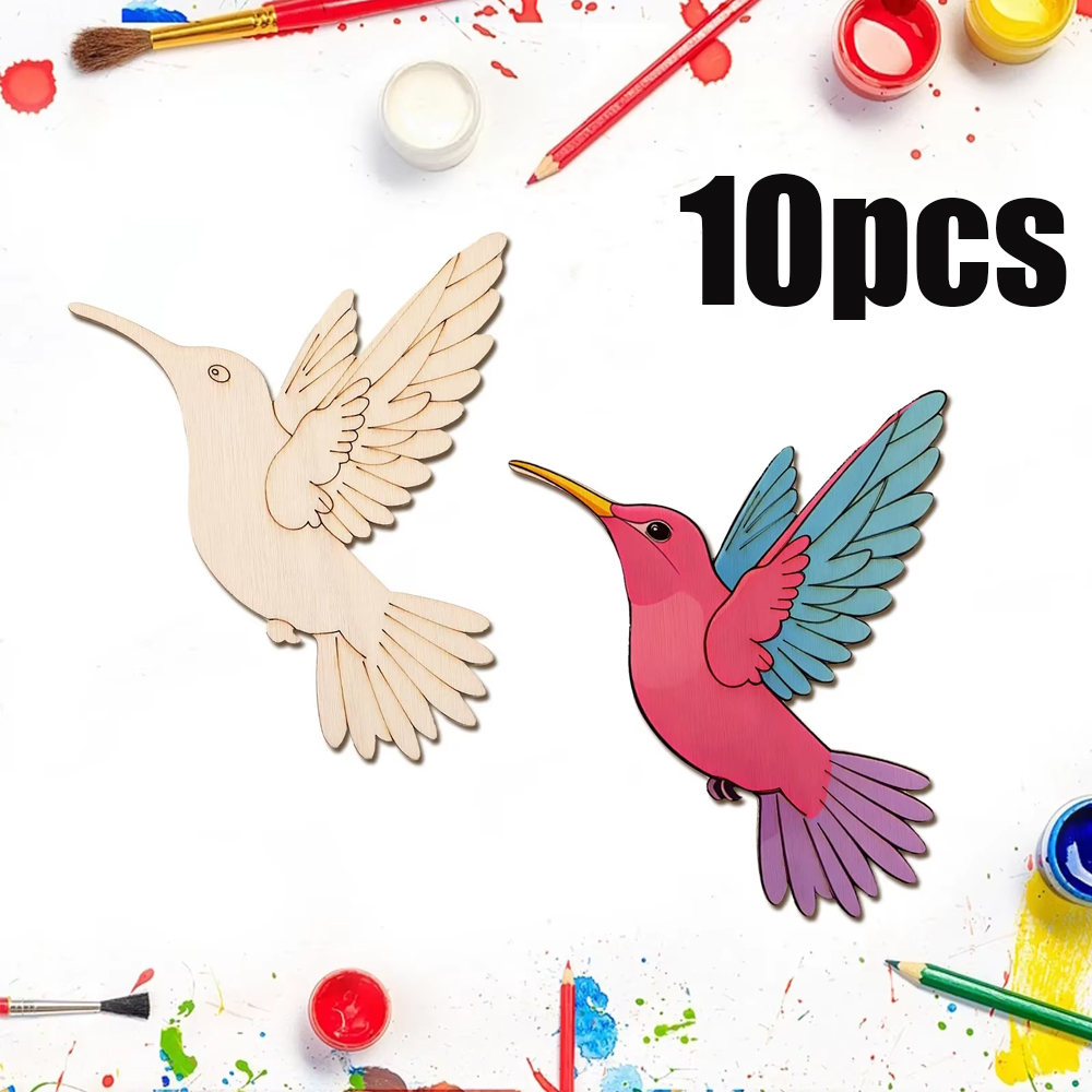 ชุดงานฝีมือไม้รูปสัตว์และนก 10 - Craft Art Set บทวิจารณ์และราคา
