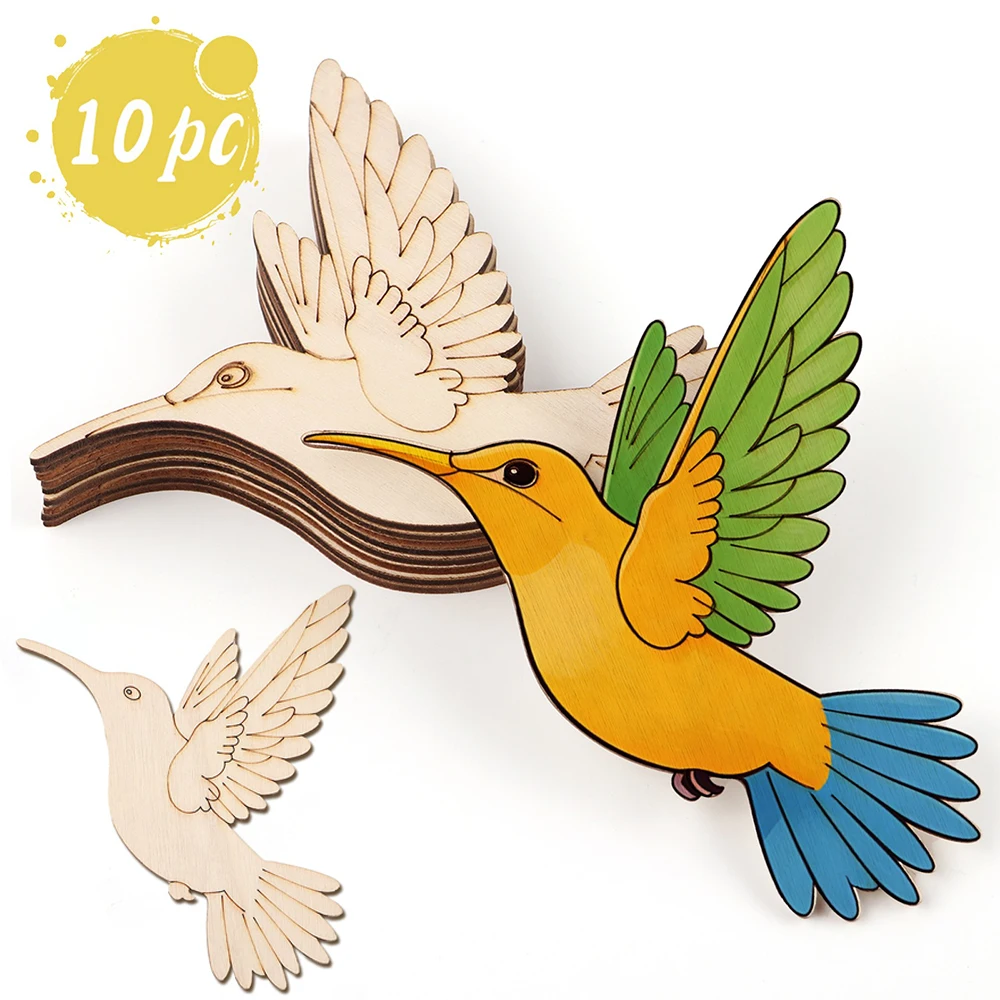 ชุดงานฝีมือไม้รูปสัตว์และนก 10 - Craft Art Set บทวิจารณ์และราคา