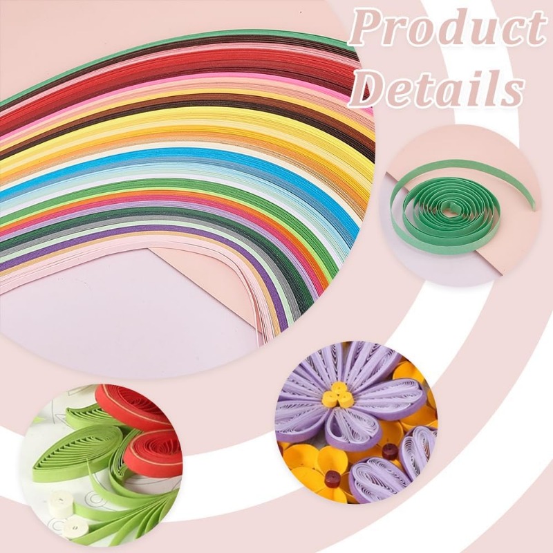 1ชุด12ชิ้นกระดาษม้วนกระดาษมี36 - Quilling Paper Strips บทวิจารณ์และราคา