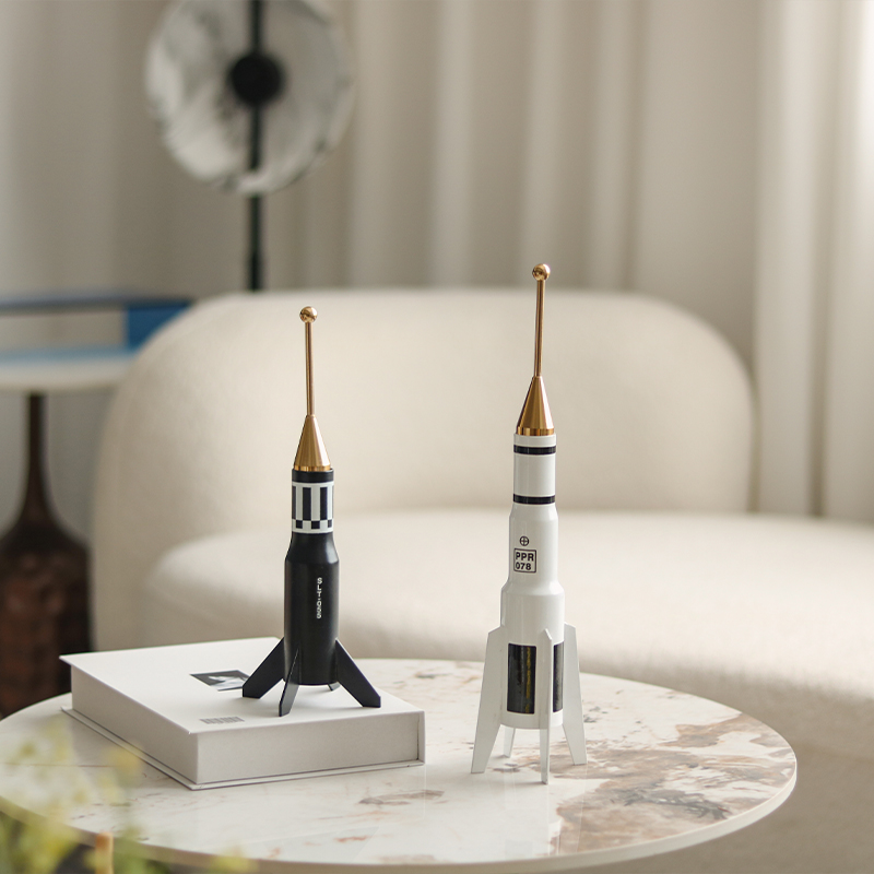 ของตกแต่งบ้านรูปทรงจรวดขนาดเล็ - Art And Craft Rocket บทวิจารณ์และราคา