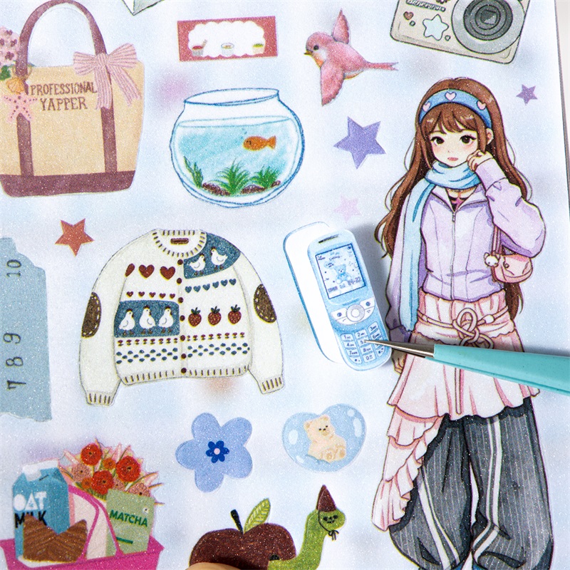 TIANZI สมุดสติกเกอร์ไดคัทลายกา - Art Craft 6 Year Old บทวิจารณ์และราคา