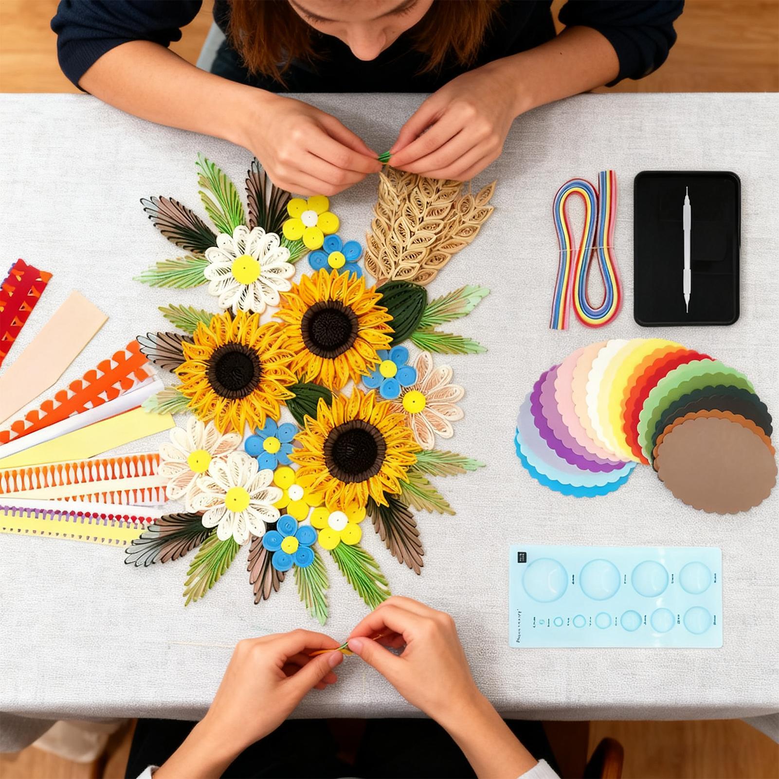 อุปกรณ์ทำกระดาษควิลลิ่ง งานปาร - Quilling Paper Strips บทวิจารณ์และราคา
