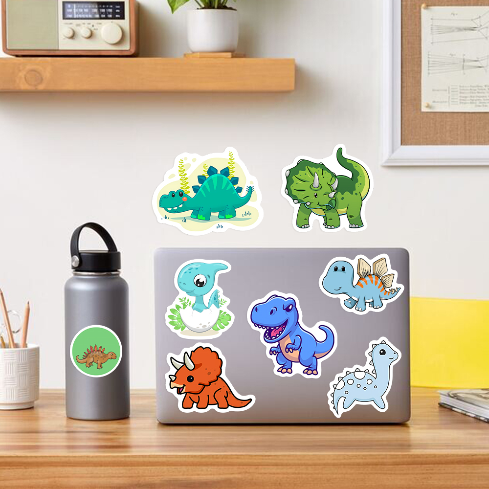 สติกเกอร์ไดโนเสาร์ตลกๆ ของขวัญ - Art Craft Dinosaur บทวิจารณ์และราคา