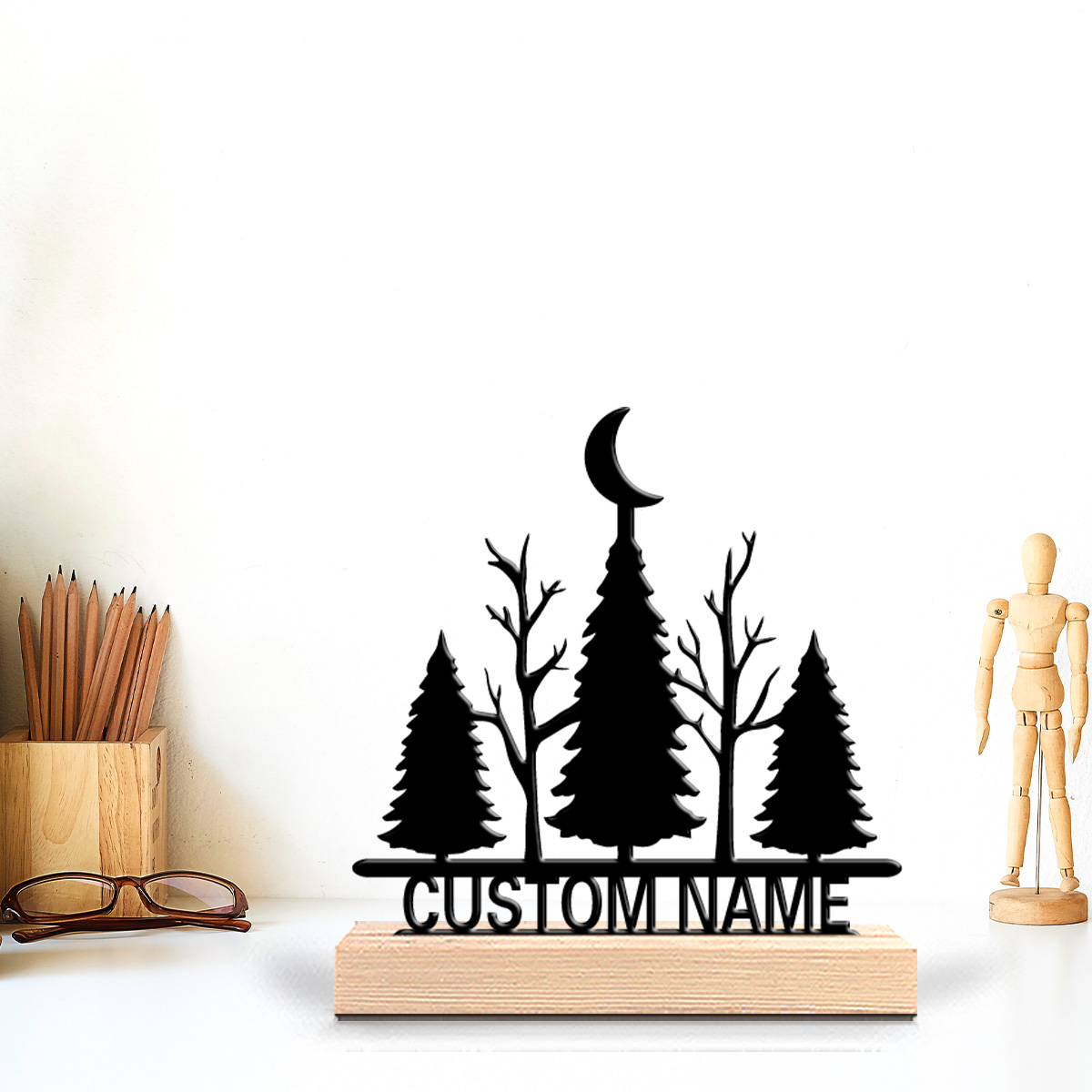1 ชิ้น รูปปั้นโลหะต้นไม้พระจัน - Art Craft Tree บทวิจารณ์และราคา