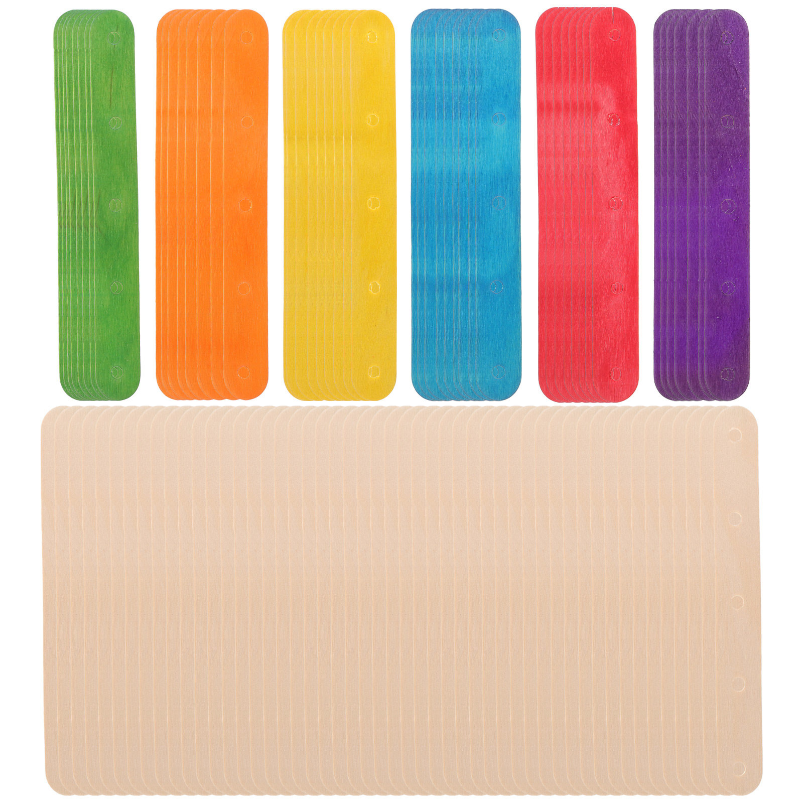 ไม้ไอศกรีมสีสันสดใส 100 ชิ้น ส - Art Craft Jumbo บทวิจารณ์และราคา