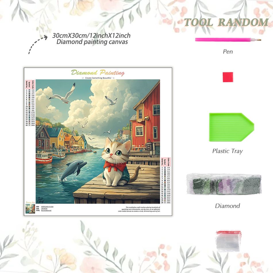 ชุดภาพวาดเพชรลายแมว CHENISTORY - Art Craft Ideas For Adults บทวิจารณ์และราคา